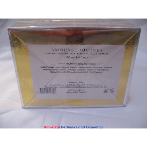 Amouage Journey Eau De Parfum For Women 100 Ml Notinocouk