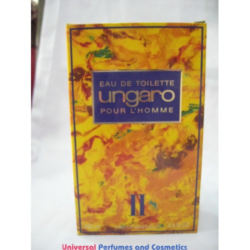 UNGARO POUR L'HOMME II by Emanuel Ungaro EDT Spray Vintage DISCONTINUED