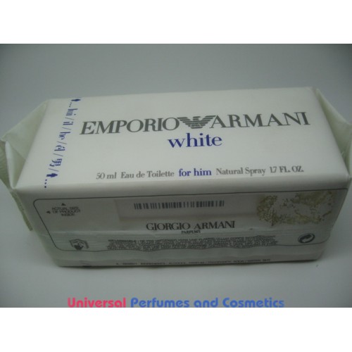 emporio armani white for him