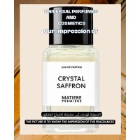 Our impression of Crystal Saffron Matiere Premiere for Unisex Ultra-Premium Perfume Oil (11472) Perfect Match