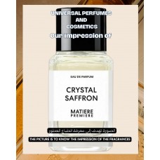 Our impression of Crystal Saffron Matiere Premiere for Unisex Ultra-Premium Perfume Oil (11472) Perfect Match