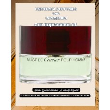 Our impression of Must de Cartier Pour Homme Cartier for Men Ultra-Premium Perfume Oil (11489)LzM Perfect Match