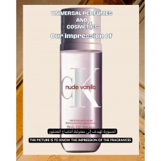 Our impression of Nude Vanilla Body Mist Calvin Klein for Unisex Ultra-Premium Perfume Oil (11506) H Perfect Match Our impression of Nude Vanilla Body Mist Calvin Klein for Unisex Ultra-Premium Perfume Oil (11506) H Perfect Match