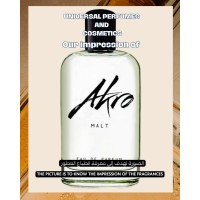 Our impression of Malt Akro for Unisex Ultra-Premium Perfume Oil (11526) Perfect Match Our impression of Malt Akro for Unisex Ultra-Premium Perfume Oil (11526) Perfect Match