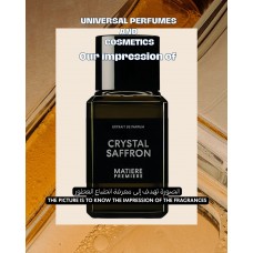 Our impression of Crystal Saffron Extrait Matiere Premiere for Unisex Premium Perfume Oil (3350) LzM