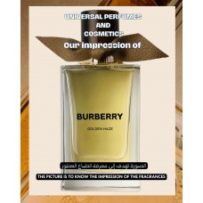 Our impression of Golden Haze Burberry for Unisex Concentrated Perfume Oil (3378) ARD Our impression of Golden Haze Burberry for Unisex Concentrated Perfume Oil (3378) ARD