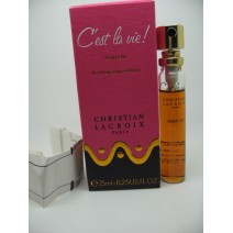 CEST C'EST LA VIE CHRISTIAN LACROIX PURE PERFUME TRAVEL ATOMIZER SPRAY  NEW IN FACTORY BOX ONLY $89.99