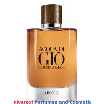 Our impression of Acqua Di Gio Absolu Giorgio Armani for Men Premium Perfume Oil (5528) Lz