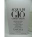 ESSENZA ACQUA DI GIO TESTER 2.5 OZ EDP SPRAY FOR MEN BY GIORGIO ARMANI $59.99