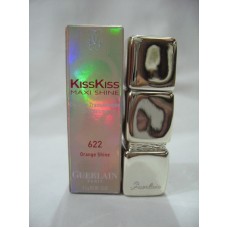 GUERLAIN KissKiss Precious Colours Silky & Delicious # 622 ORANGE SHINE 3.5 G / .12 OZ $29.99