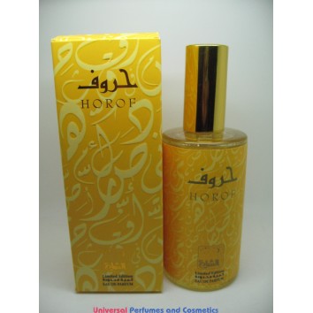 HOROF  حروف BY AL SHAYA  PERFUMES 200ML E.D.P SPRAY,ONE OF THE BEST ARABIAN PERFUME IN THE MIDDLE EAST ONLY $79.99