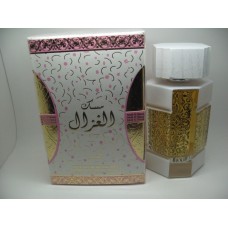 MUSK AL GHAZAL  مسك الغزال By Lattafa Perfumes (Woody, Sweet Oud, Bakhoor) Oriental Perfume100 ML SEALED BOX ONLY $29.99