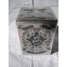 TAJ RASI SILVER  تاج راسي رصاصي  BY Lattafa Perfumes (Woody, Sweet Oud, Bakhoor) Oriental Perfume 100ML SEALED BOX ONLY $32.99