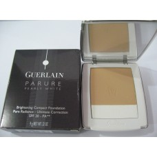 Guerlain Parure Pearly White Foundation Powder # 33 Ambre Precieux White Pure radiance ultimate correction with SPF 20 PA++